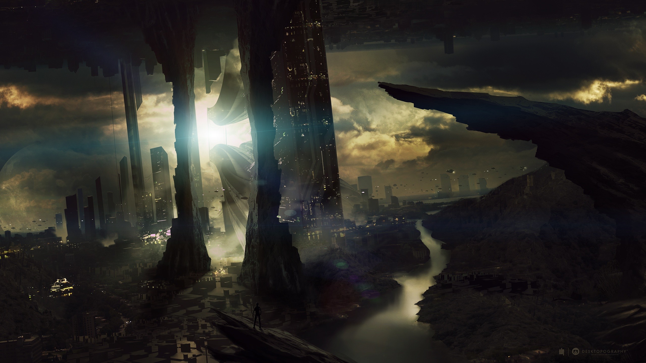 Wallpapers Fantasy and Science Fiction Futuristic Landscapes 