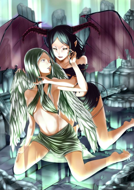 Fonds d'cran Manga Divers - Anges Wallpaper N367696