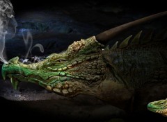  Fantasy et Science Fiction Iguane-Dragon