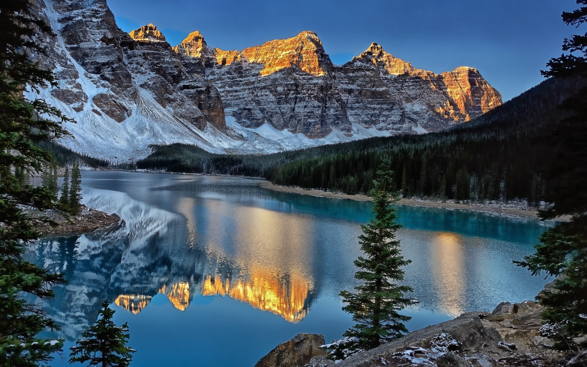 Wallpapers Trips : North America Canada Lac Moraine