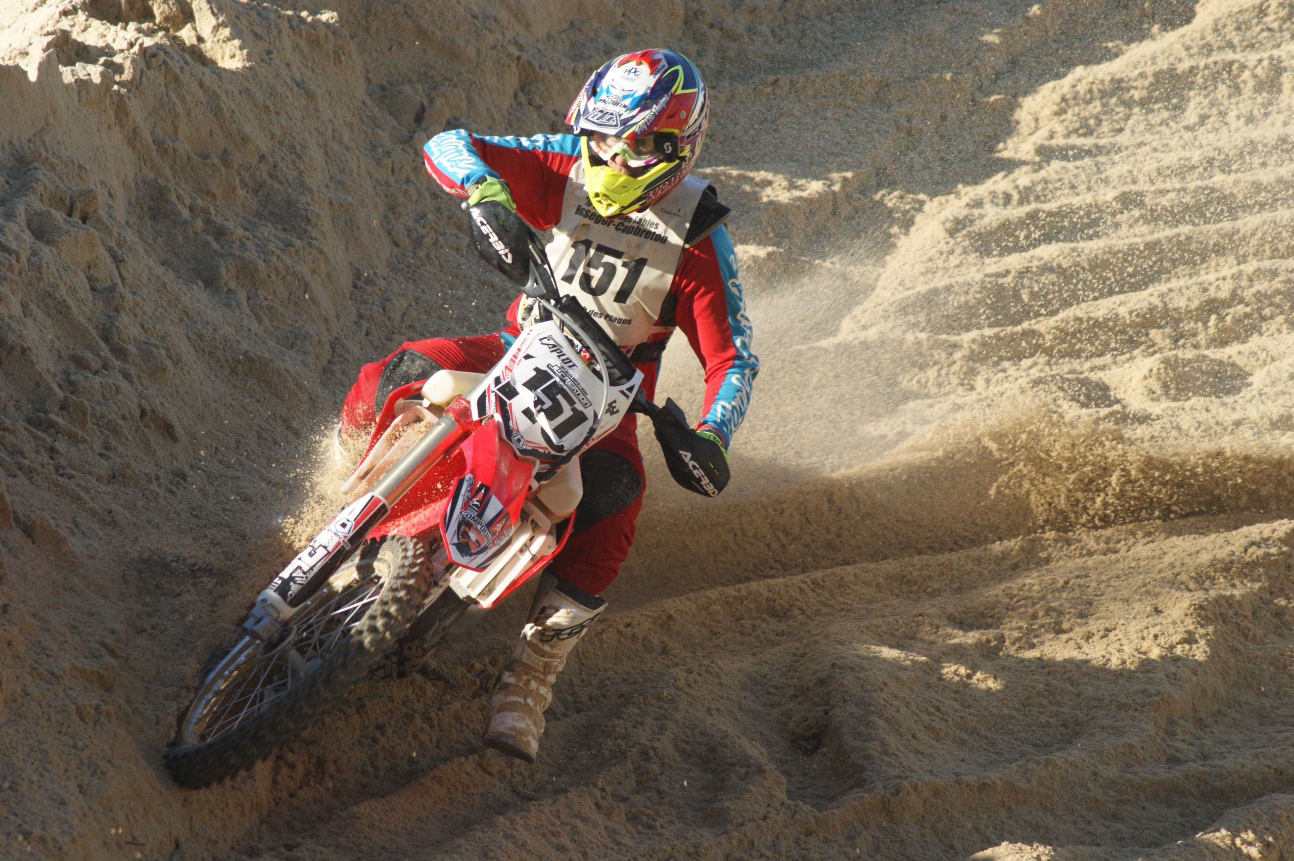 Wallpapers Motorbikes Motocross ronde des sables