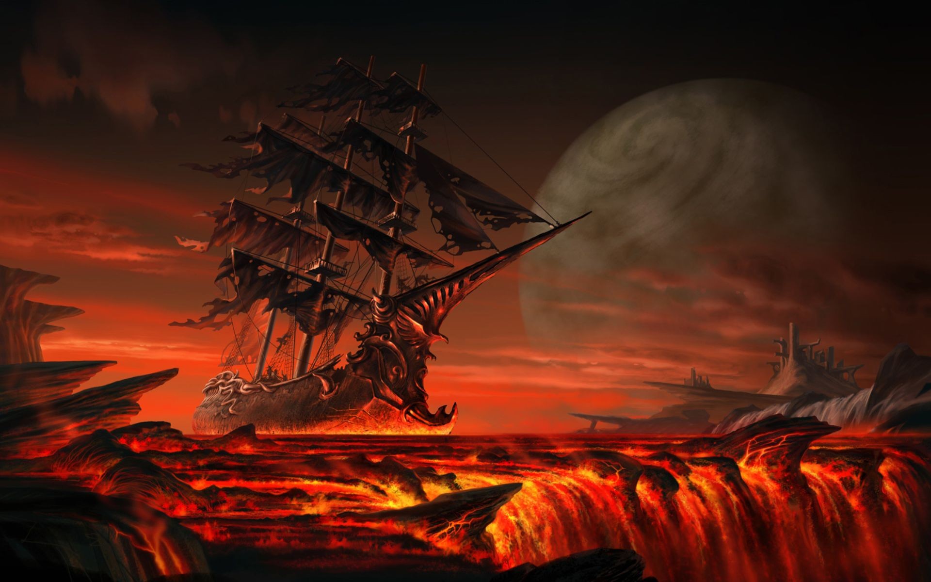 Wallpapers Fantasy and Science Fiction Pirates 