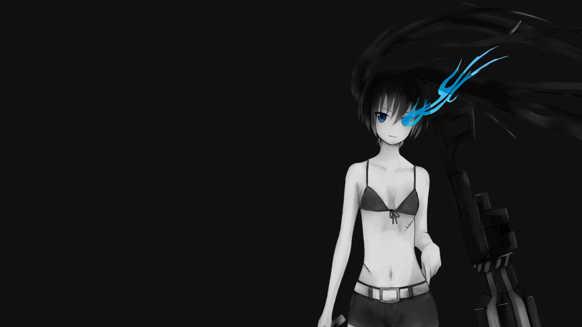 Fonds d'cran Manga Black Rock Shooter Black Rock Shooter