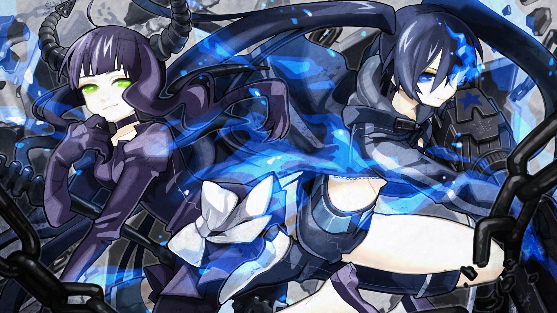 Fonds d'cran Manga Black Rock Shooter Black Rock Shooter