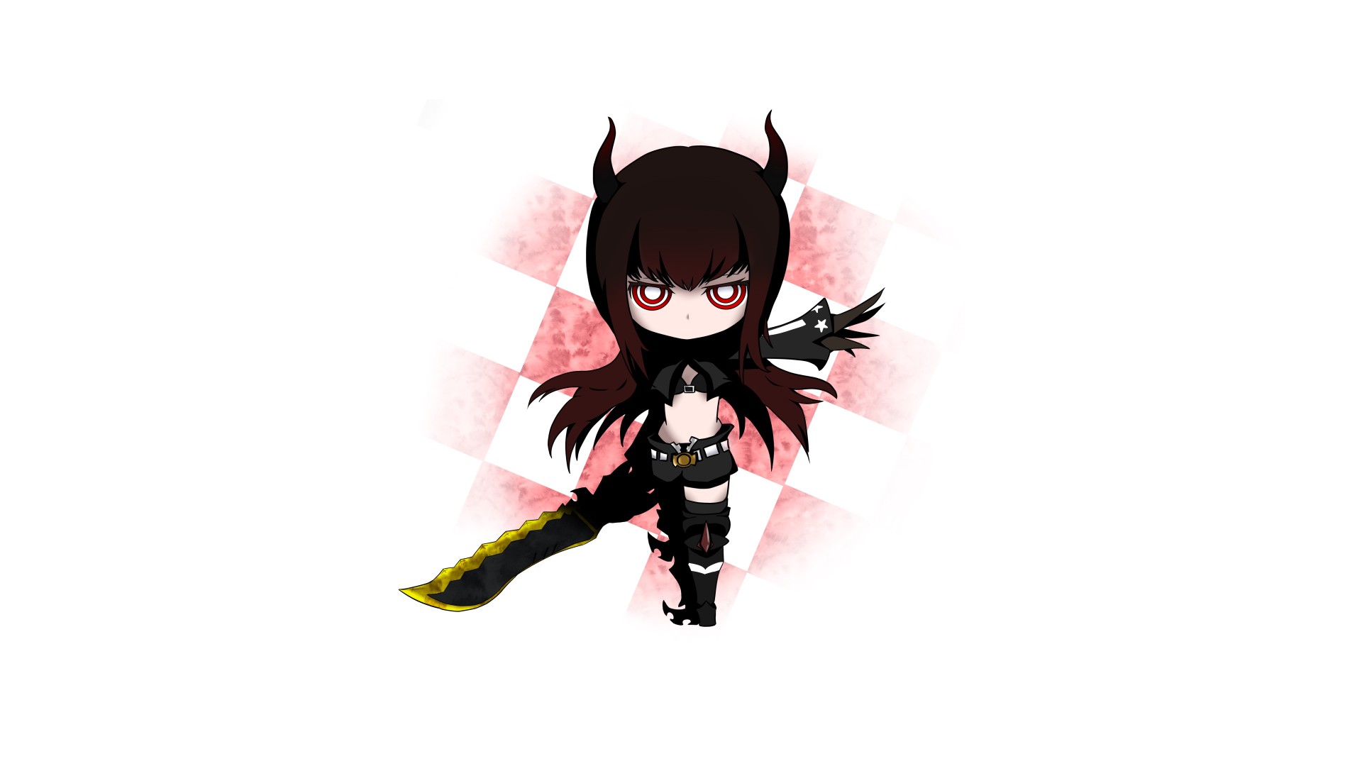 Fonds d'cran Manga Black Rock Shooter Black Rock Shooter