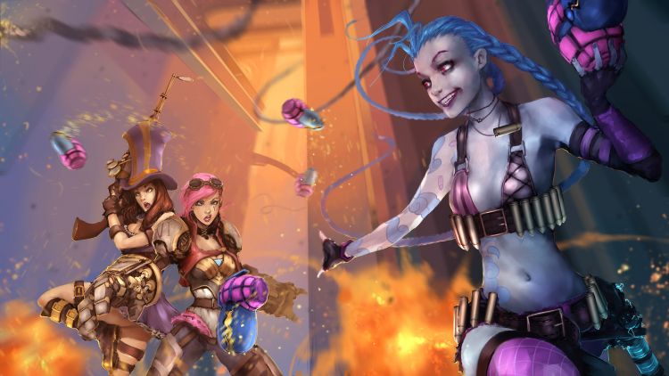 Fonds d'cran Fantasy et Science Fiction Femmes League of Legends