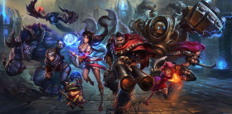 Wallpapers Fantasy and Science Fiction Miscellaneous Characters League of Legends - Ahri & Graves team