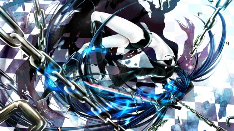 Fonds d'cran Manga Black Rock Shooter Black Rock Shooter