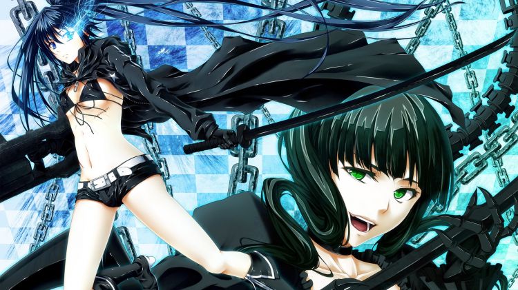 Fonds d'cran Manga Black Rock Shooter Black Rock Shooter