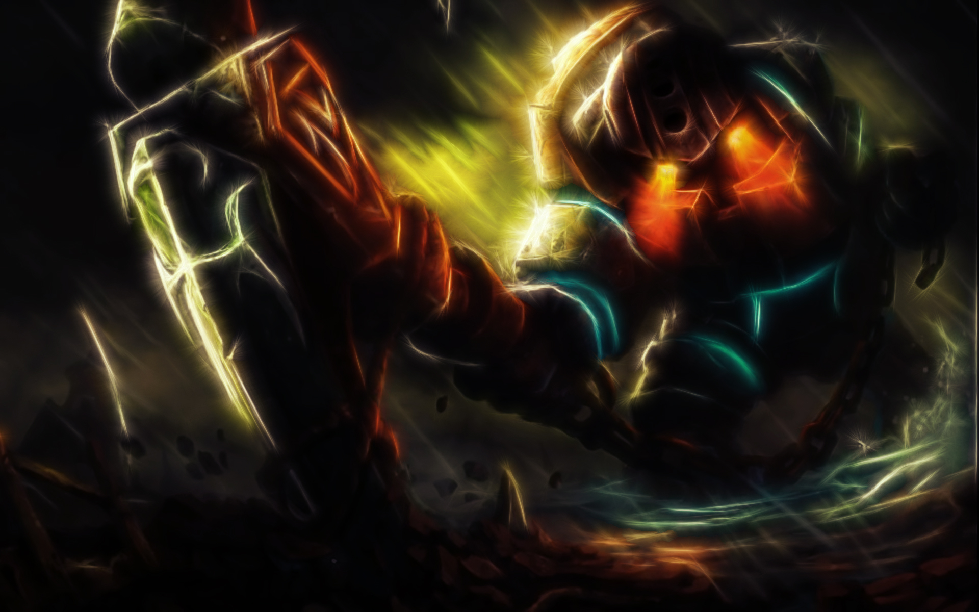 Fonds d'cran Jeux Vido League of Legends - Clash of Fates 