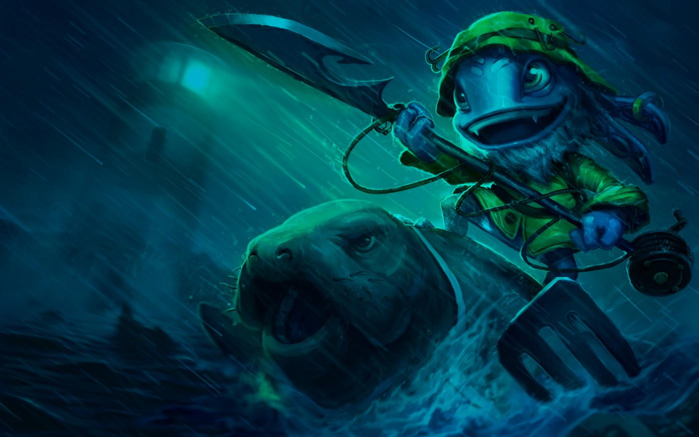 Fonds d'cran Jeux Vido League of Legends - Clash of Fates Fizz, Fisherman