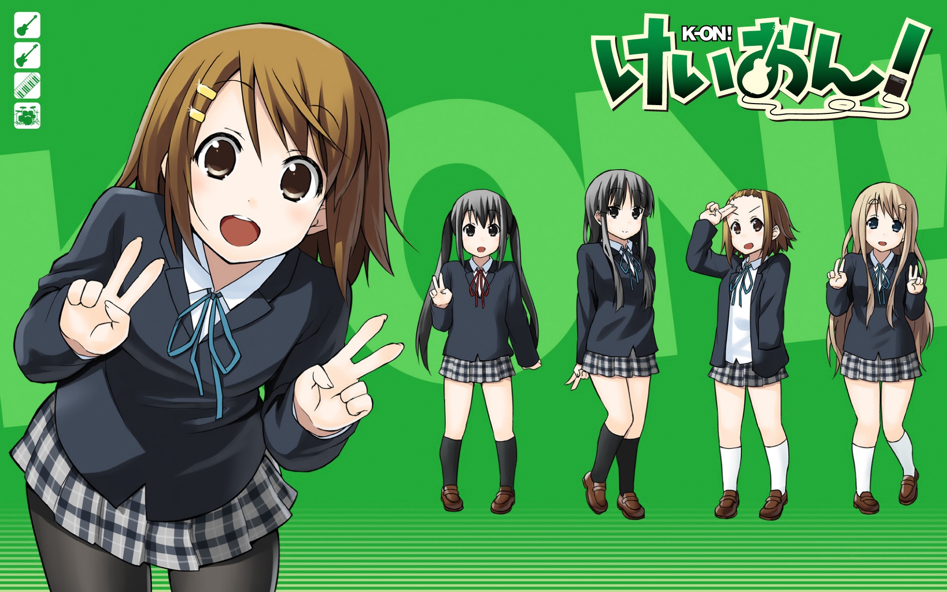 Wallpapers Manga K-ON! Akiyama Mio K-ON!