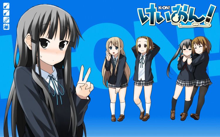 Fonds d'cran Manga K-ON! Akiyama Mio K-ON!