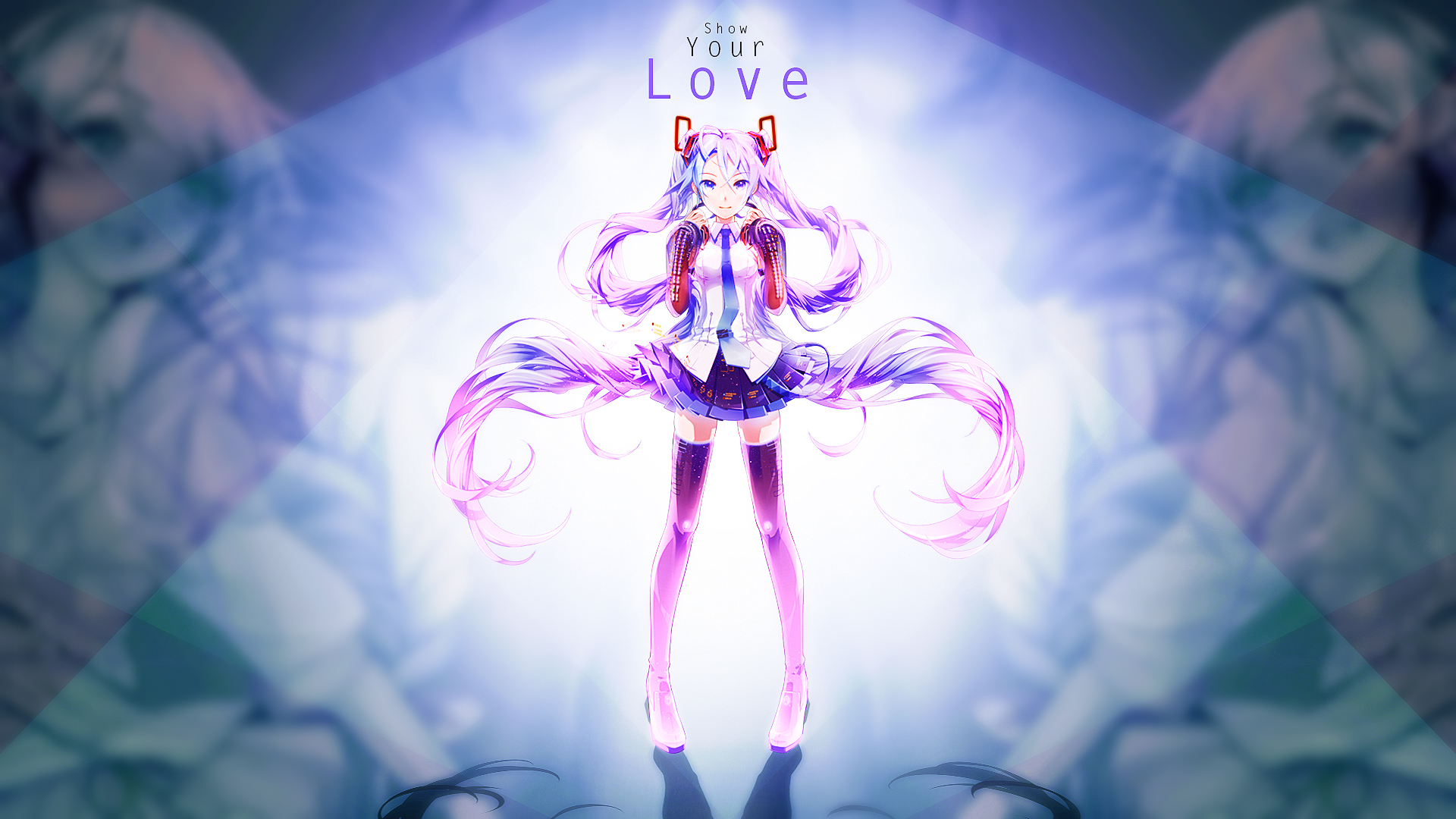 Wallpapers Manga Miku Hatsune  Show Your Love