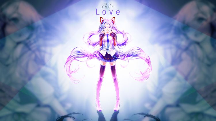 Fonds d'cran Manga Miku Hatsune  Show Your Love