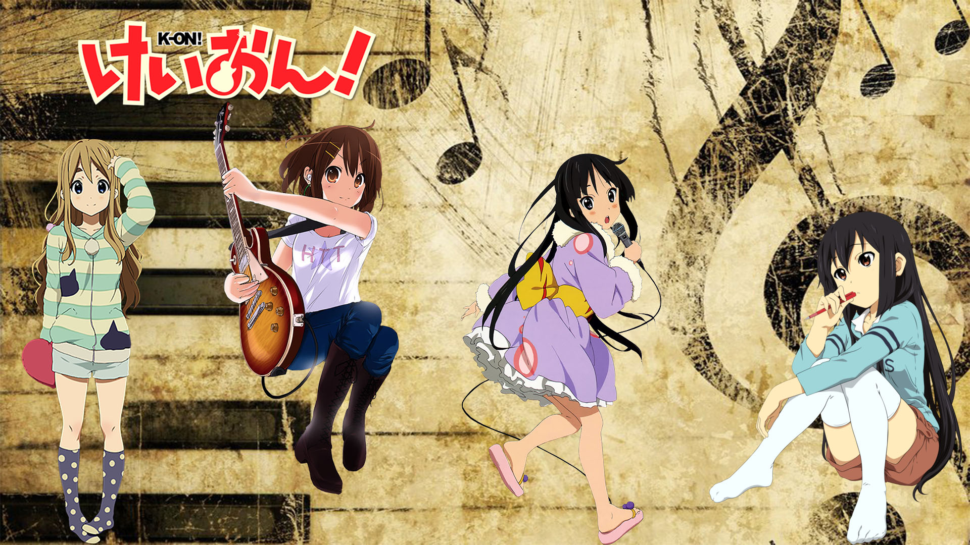 Wallpapers Manga K-ON! Akiyama Mio 