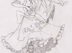  Art - Crayon alice's madness returns