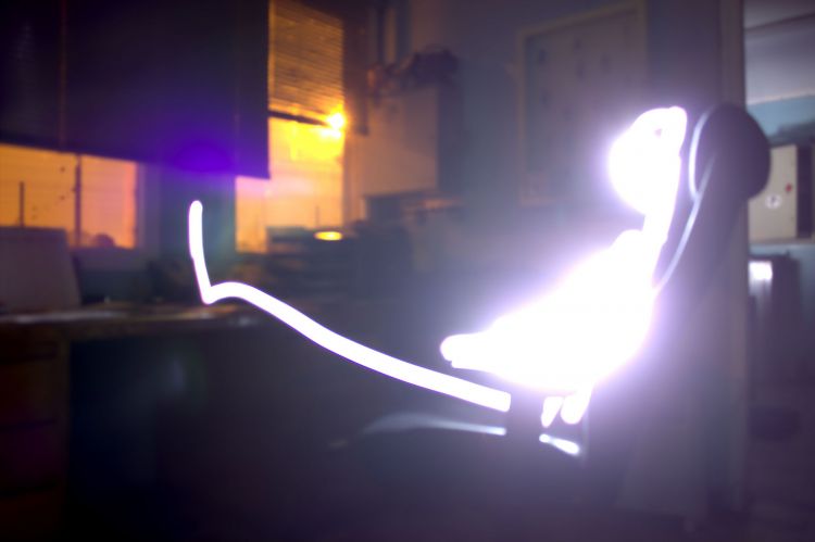 Fonds d'cran Art - Numrique Light Painting Repos du  spectre