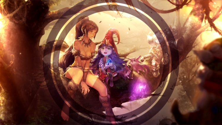 Wallpapers Video Games League of Legends - Clash of Fates circled