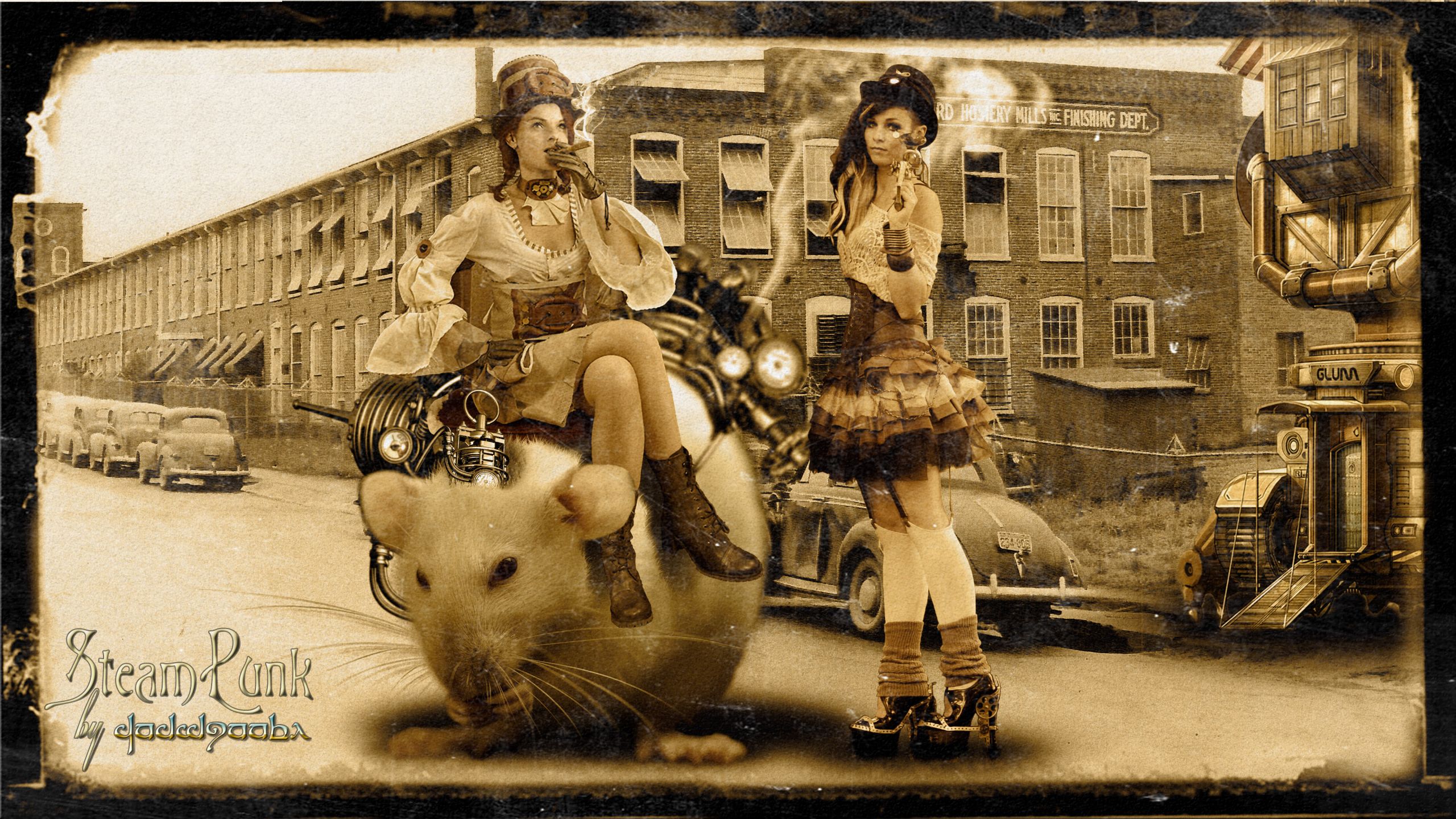 Wallpapers Fantasy and Science Fiction Steampunk Steam Rat