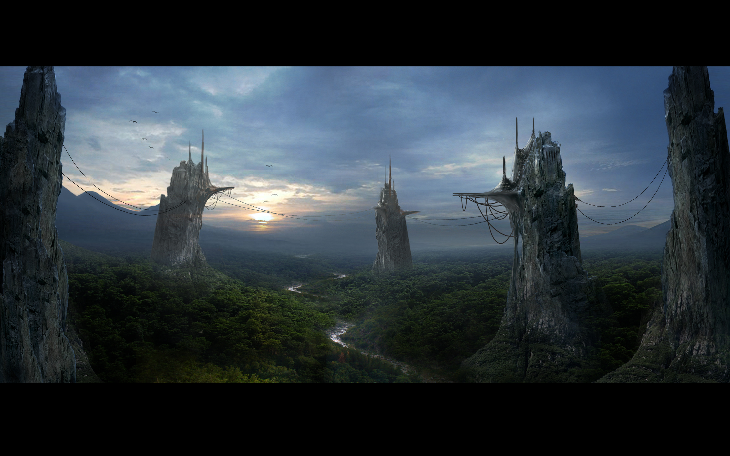 Fonds d'cran Fantasy et Science Fiction Paysages Fantasy 