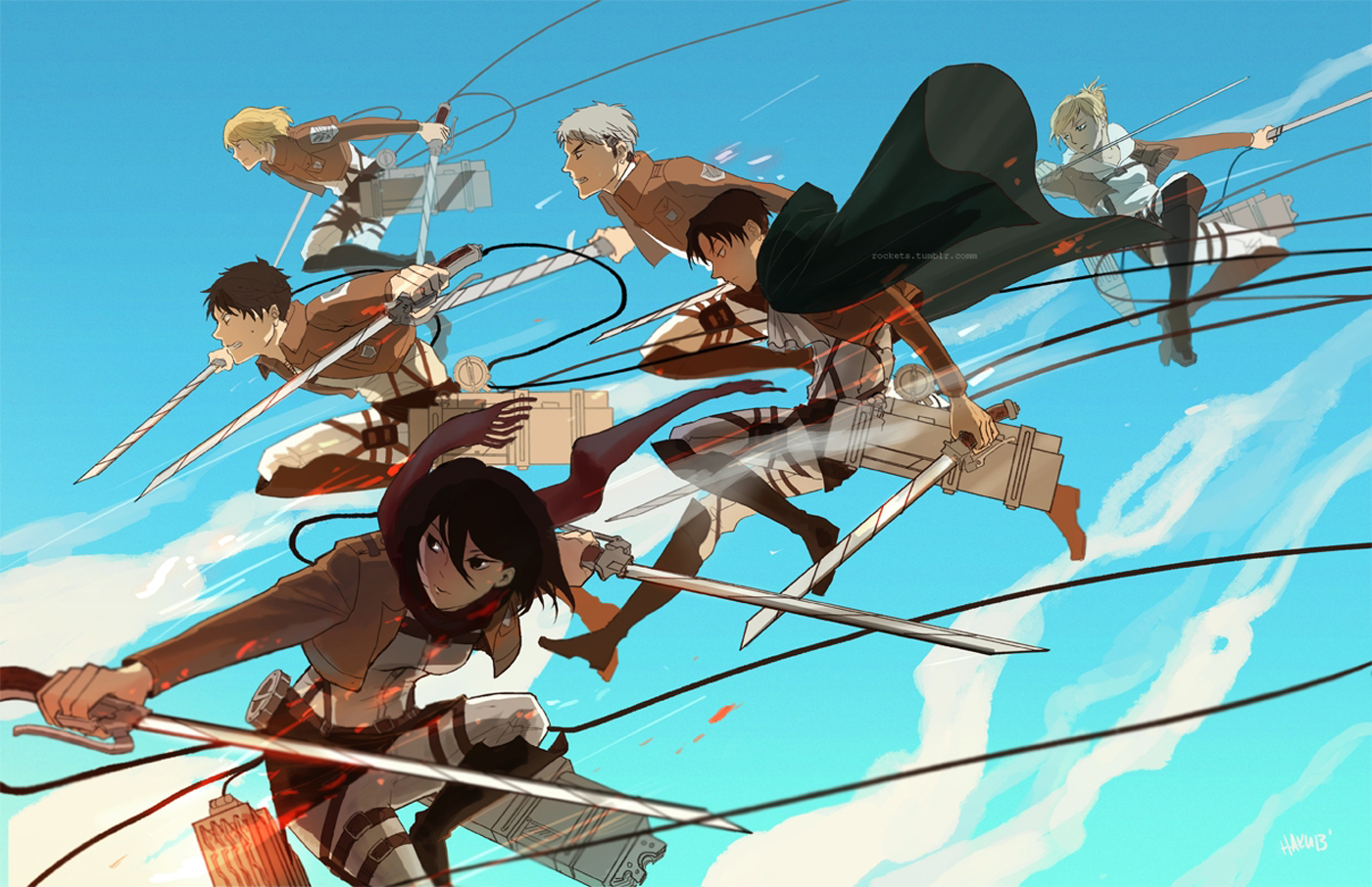 Fonds d'cran Manga Shingeki No Kyoujin 