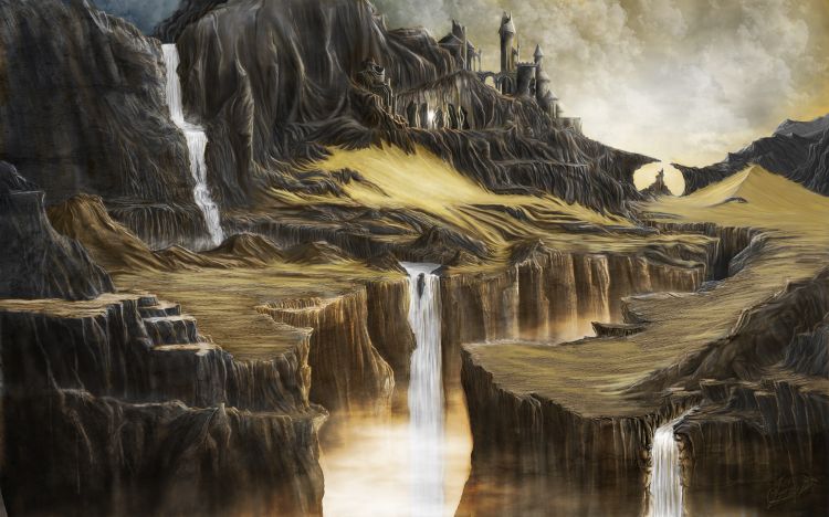 Fonds d'cran Fantasy et Science Fiction Paysages Fantasy digital painting 11 (ABISMUS)