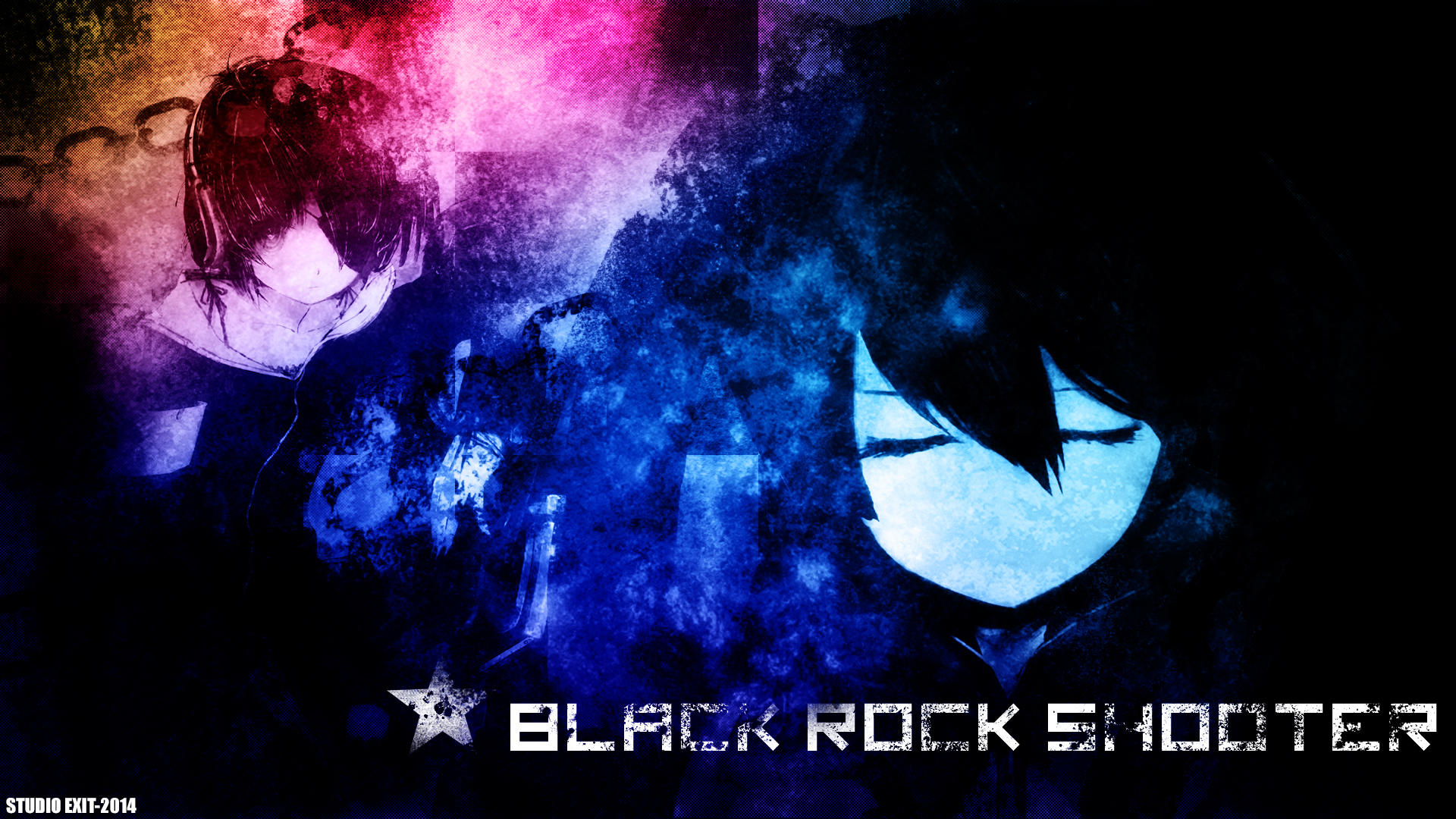 Fonds d'cran Manga Black Rock Shooter Black rock shooter