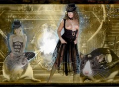 Fonds d'cran Erotic Art Oksana Jewel Steampunk