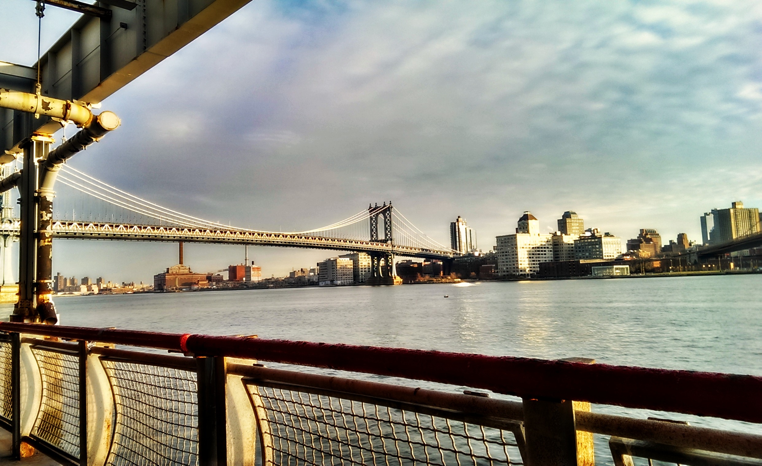 Wallpapers Constructions and architecture Bridges - Aqueduct Le pont de Manhattan