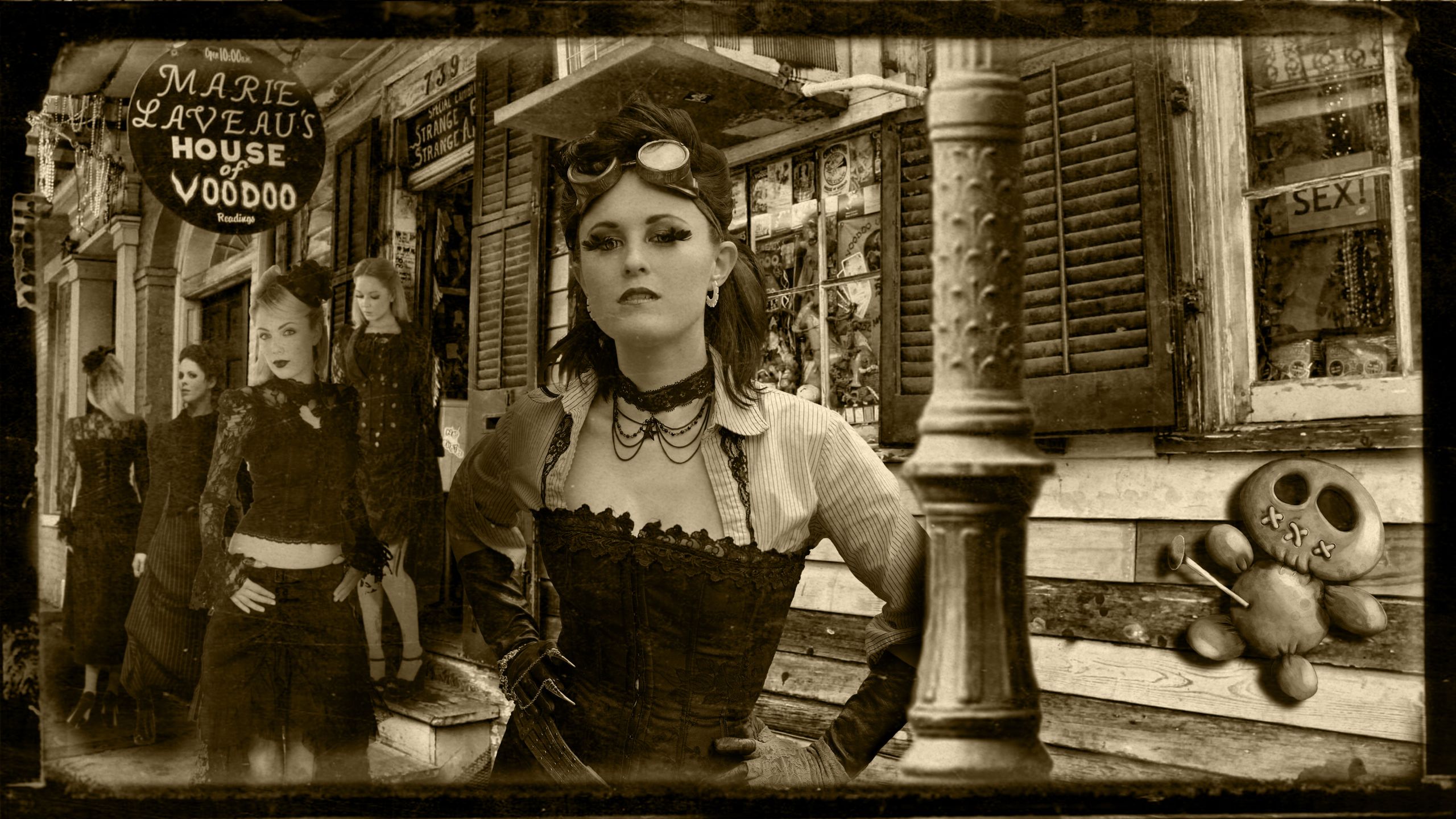 Fonds d'cran Fantasy et Science Fiction Steampunk Voodoo Store