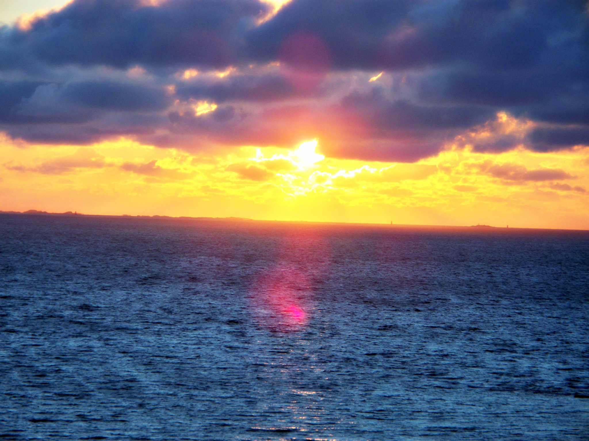 Wallpapers Nature Seas - Oceans - Beaches mer coucher de soleil