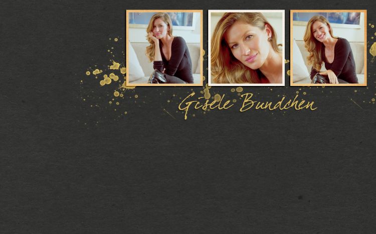 Fonds d'cran Clbrits Femme Gisele Bundchen Wallpaper N370058