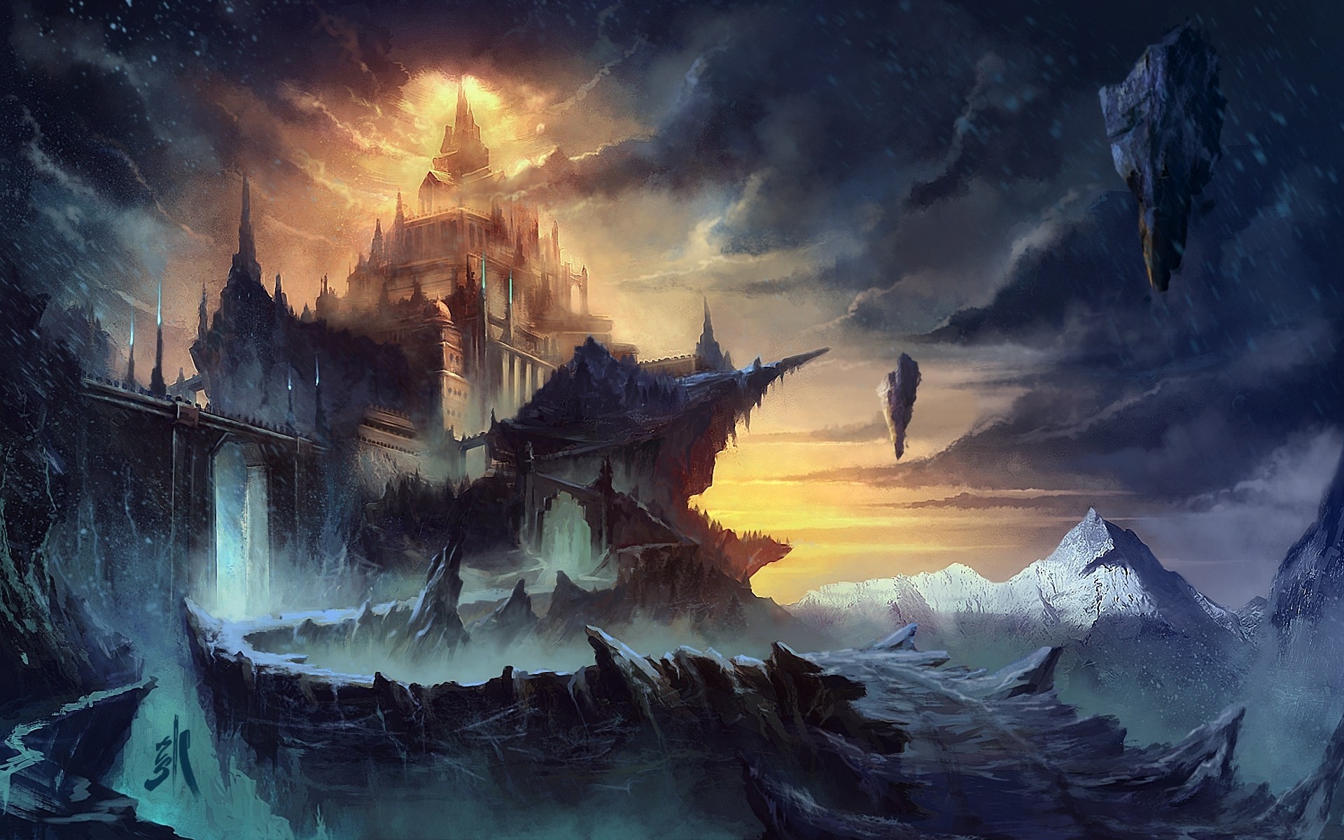 Wallpapers Fantasy and Science Fiction Castles 