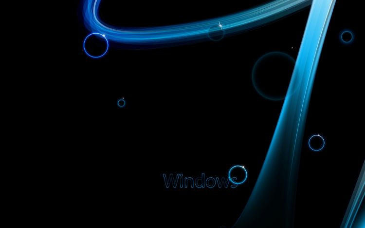 Fonds d'cran Informatique Windows 7 windows 7 bleu