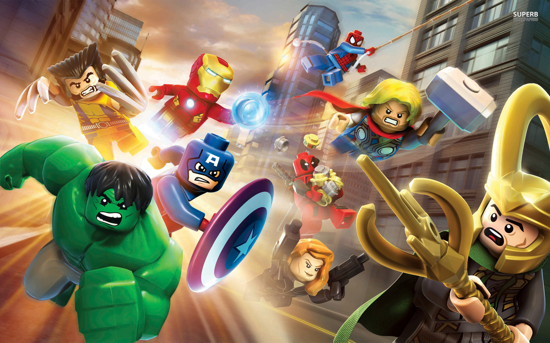 Wallpapers Video Games Lego Marvel Super Heroes 