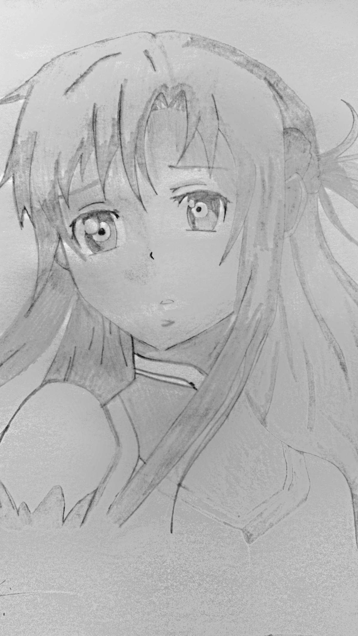 Fonds d'cran Art - Crayon Manga - Divers Asuna 