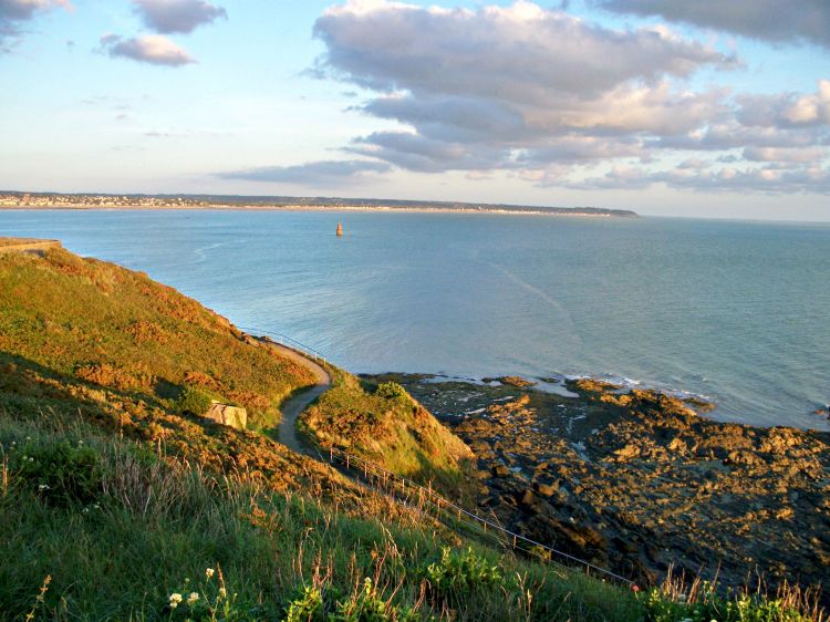 Fonds d'cran Nature Mers - Ocans - Plages Cote normande