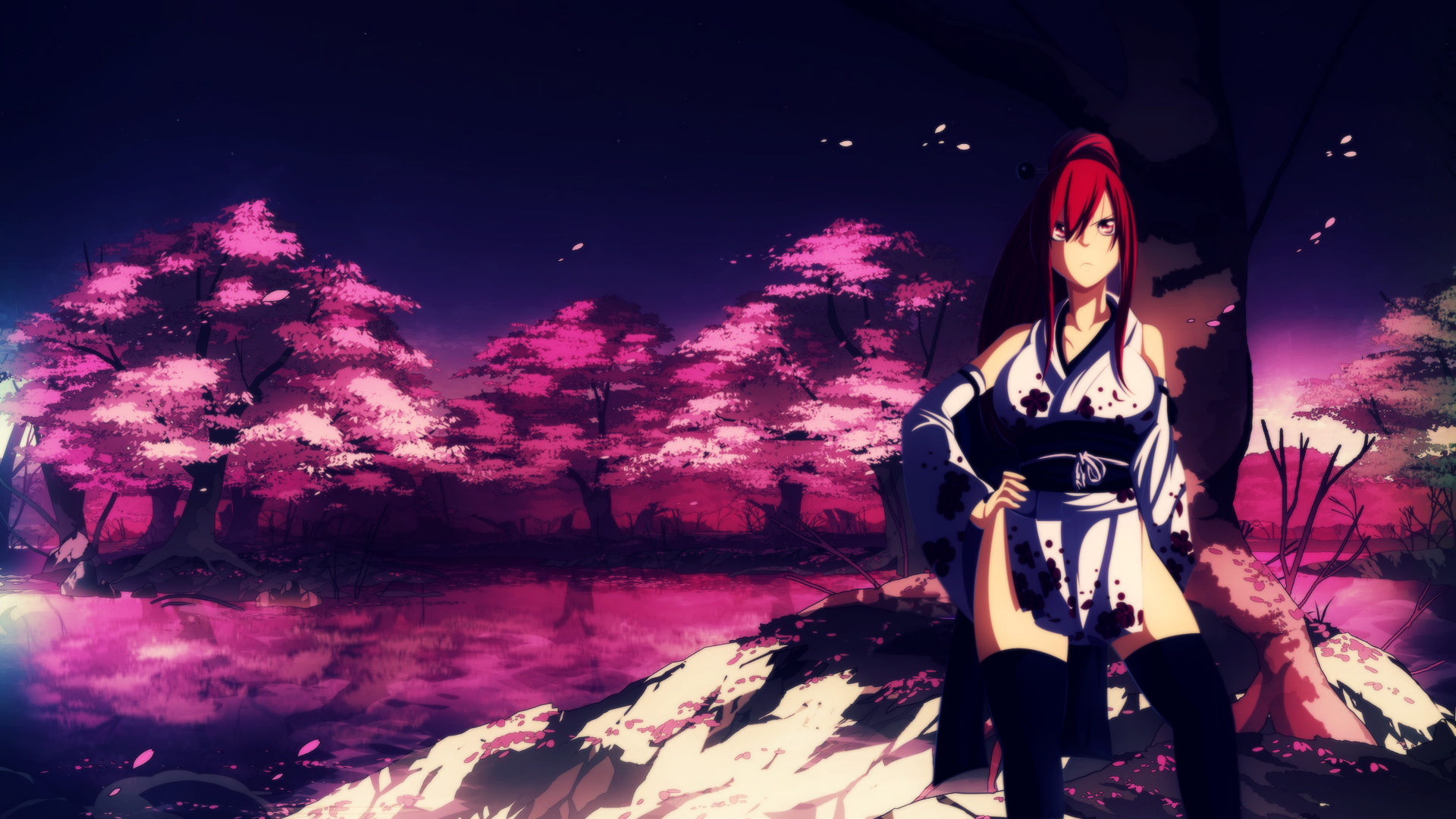 Wallpapers Manga Fairy Tail Erza Scarlet - Sakura Forest