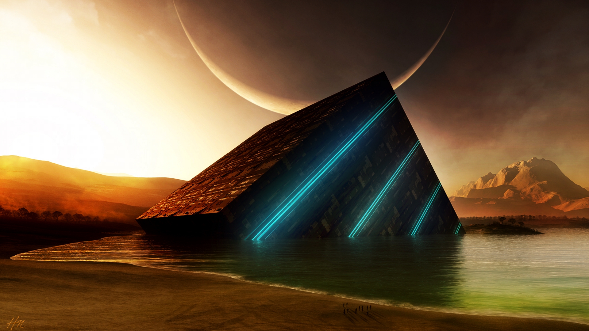 Wallpapers Fantasy and Science Fiction Futuristic Landscapes 