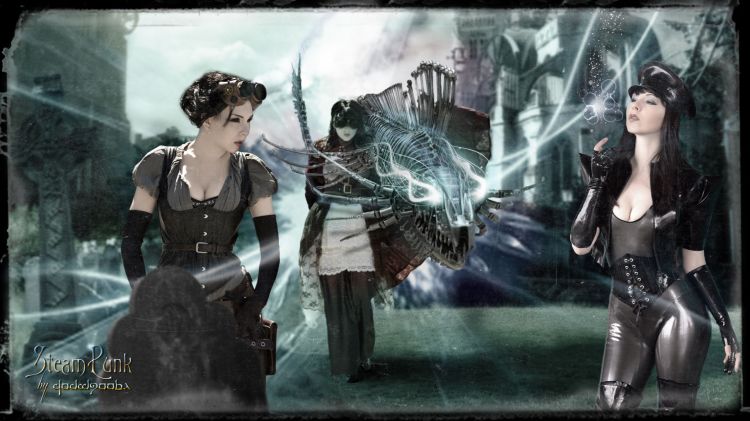 Fonds d'cran Fantasy et Science Fiction Steampunk Cimetire