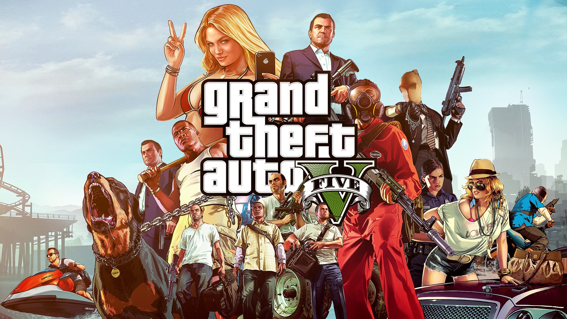 Fonds d'cran Jeux Vido GTA 5 