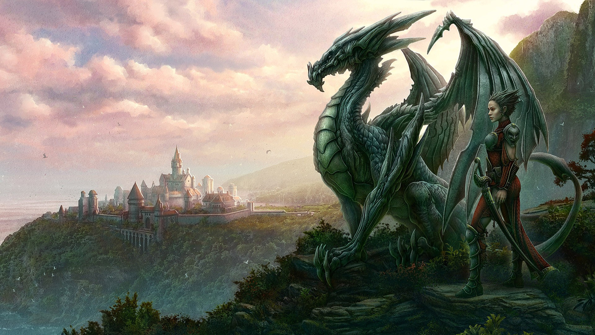 Fonds d'cran Fantasy et Science Fiction Cratures : Dragons 