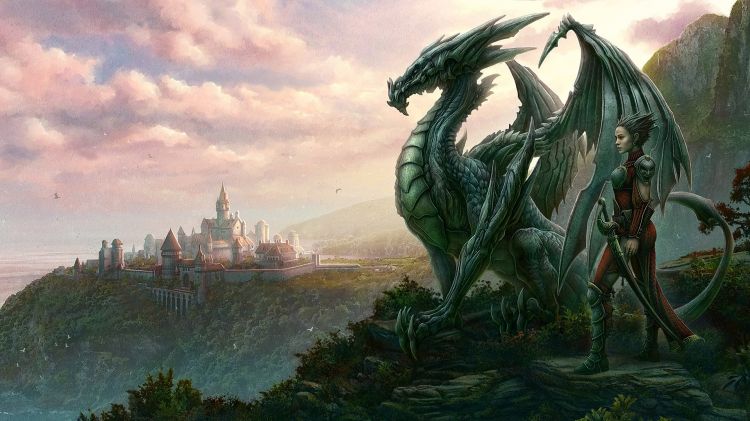 Wallpapers Fantasy and Science Fiction Creatures : Dragons Wallpaper N372600