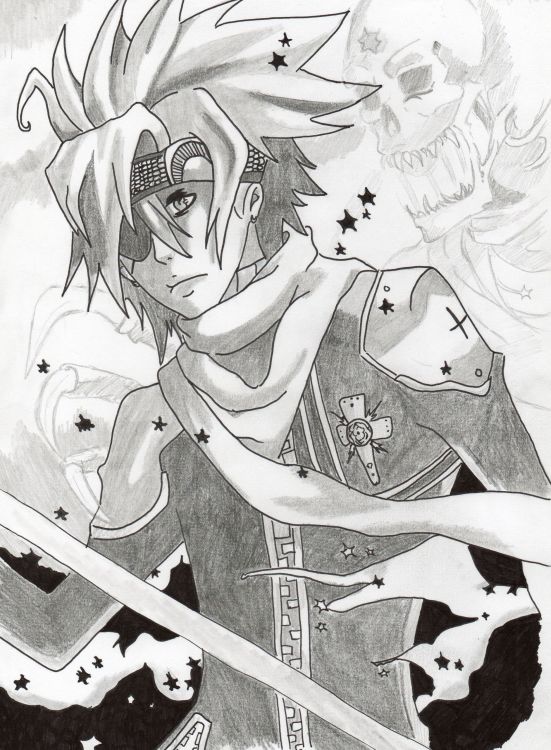 Wallpapers Art - Pencil Manga - D. Gray-man Lavi