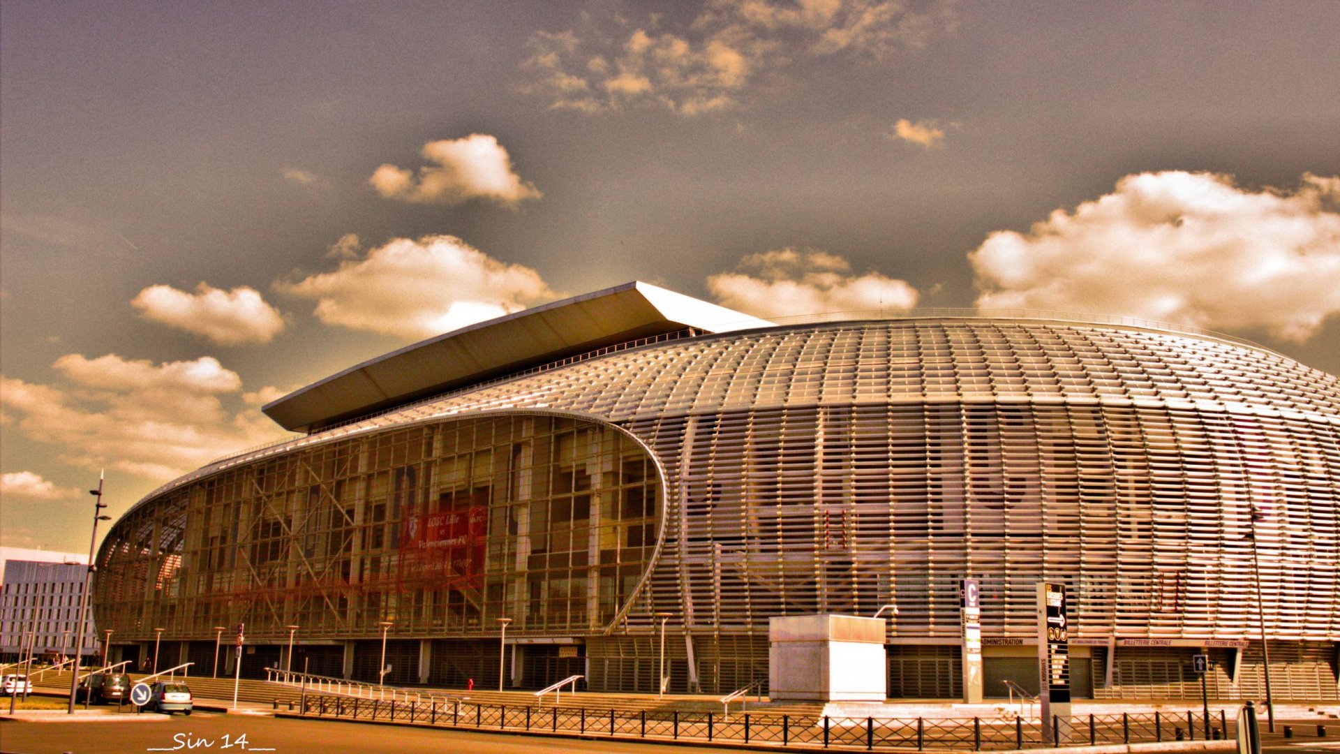 Fonds d'cran Constructions et architecture Monde moderne Grand stade de Lille