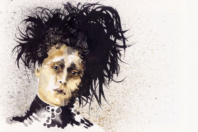 Fonds d'cran Art - Peinture Portraits - Visages Edward Scissorhands