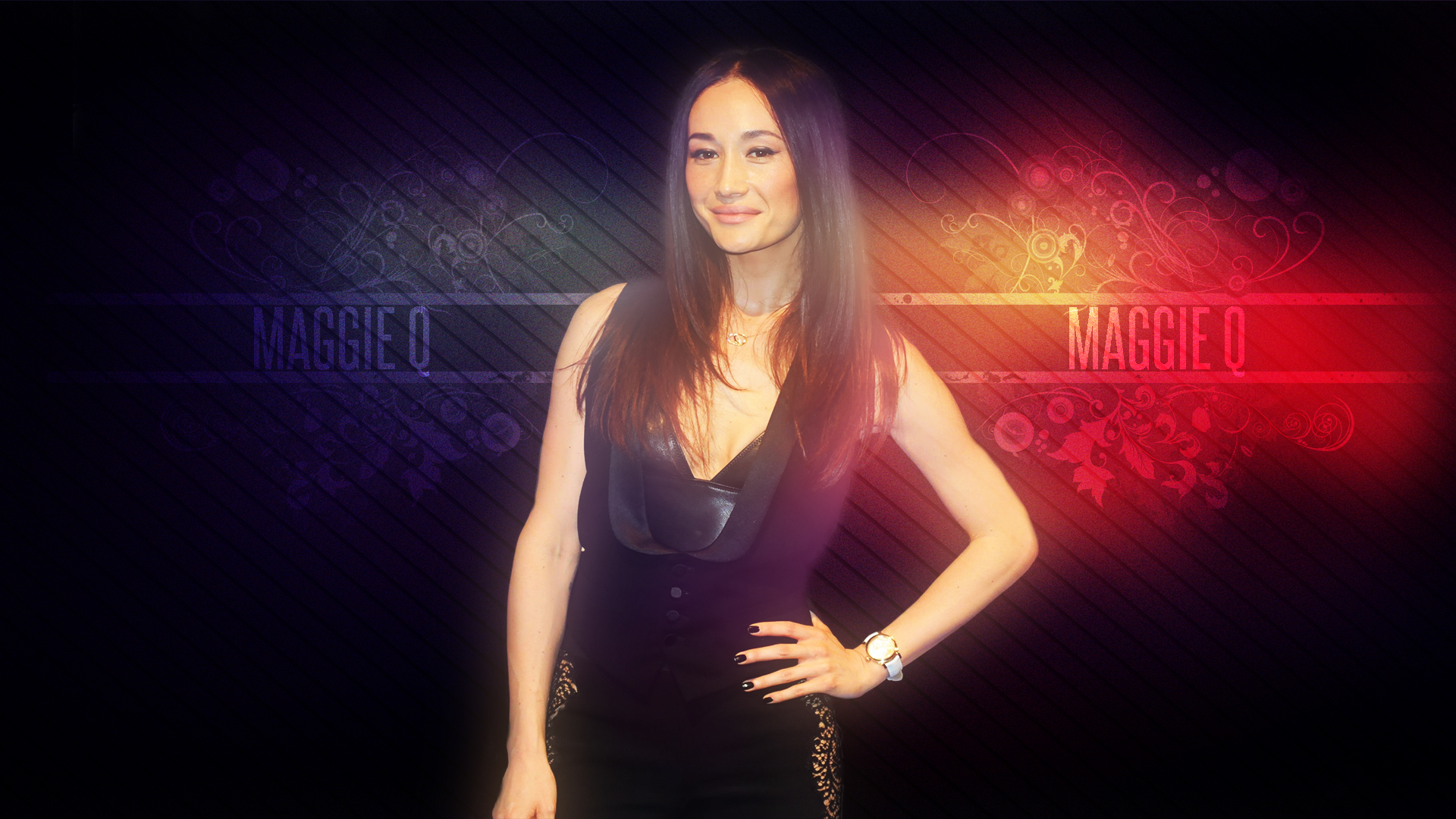 Wallpapers Celebrities Women Maggie Q Maggie Q - Wallpaper