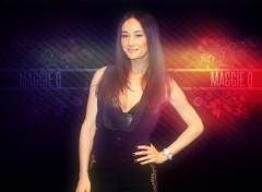  Clbrits Femme Maggie Q - Wallpaper