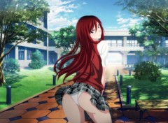  Manga Erza Scarlet - Pantie at School